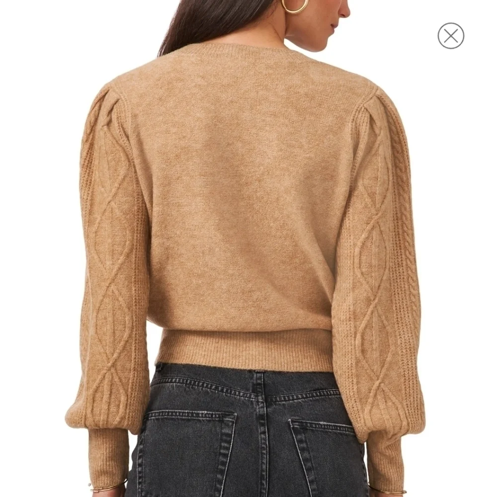New 1 State Tan Heather Soft Sweater Size XXL